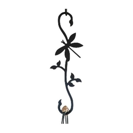 VILLAGE WROUGHT IRON Village Wrought Iron SH-D-71 Dragonfly S-Hook - Black, SH-D-71 SH-D-71